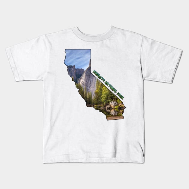 California (Yosemite National Park) Kids T-Shirt by gorff